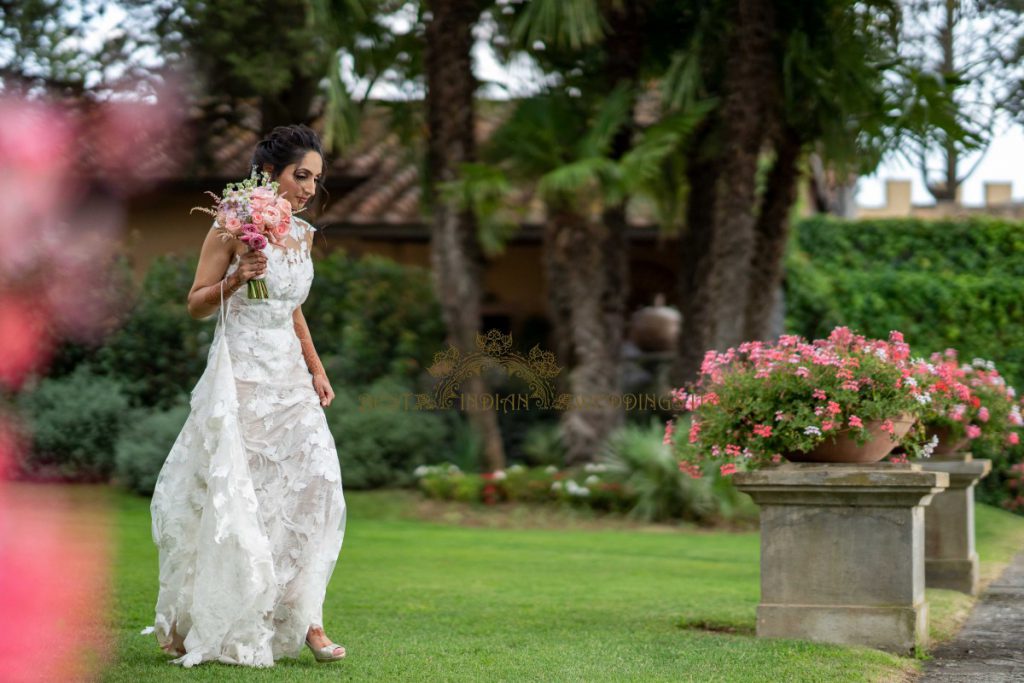 Glamorous legal wedding in Tuscany civil wedding italy indian bride 1024x683 - Glamorous legal wedding in Tuscany