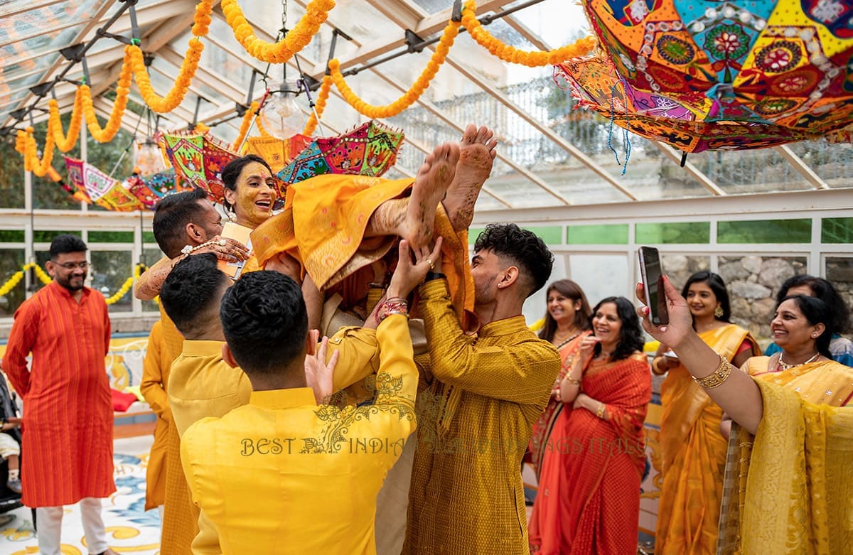 hindu destination wedding italy - Hindu pre-wedding events in Sorrento, Italy