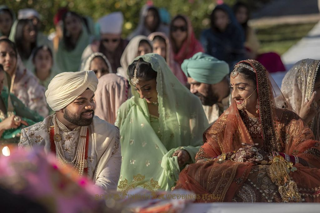 sikh groom wedding italy 1024x683 - Outdoor Sikh wedding ceremony in Italy