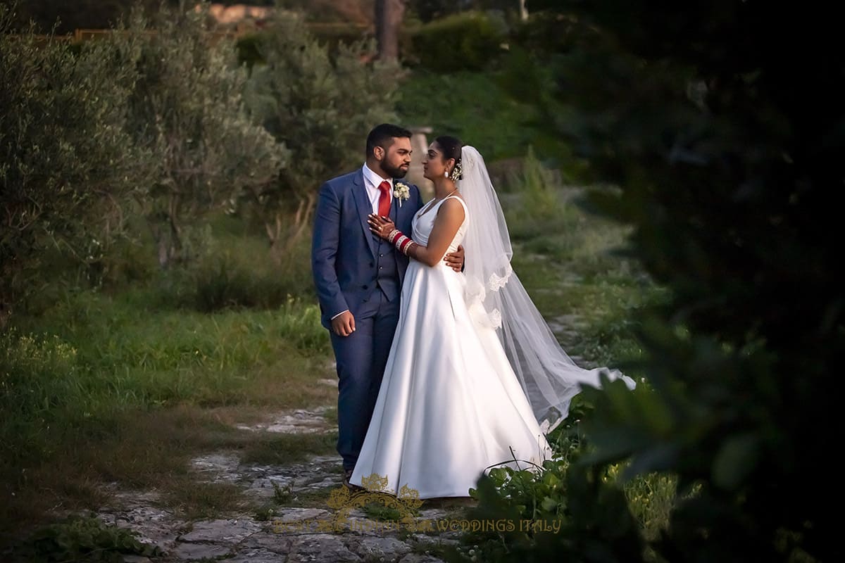 tamil couple wedding photoshoot italy - Glamorous legal wedding in Tuscany