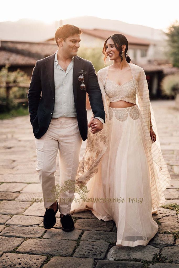 hindu couple wedding tuscany 683x1024 - Gorgeous Hindu wedding celebrations in Tuscany