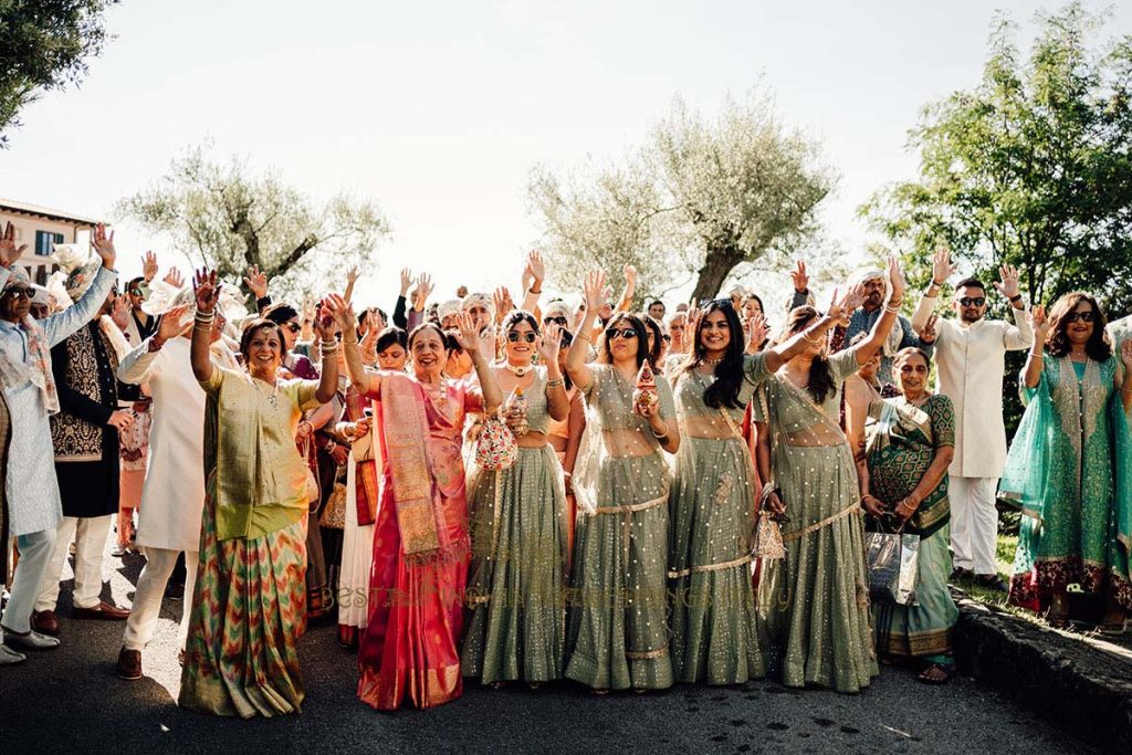 jaan arrival hindu wedding tuscany 1024x683 - Gorgeous Hindu wedding celebrations in Tuscany