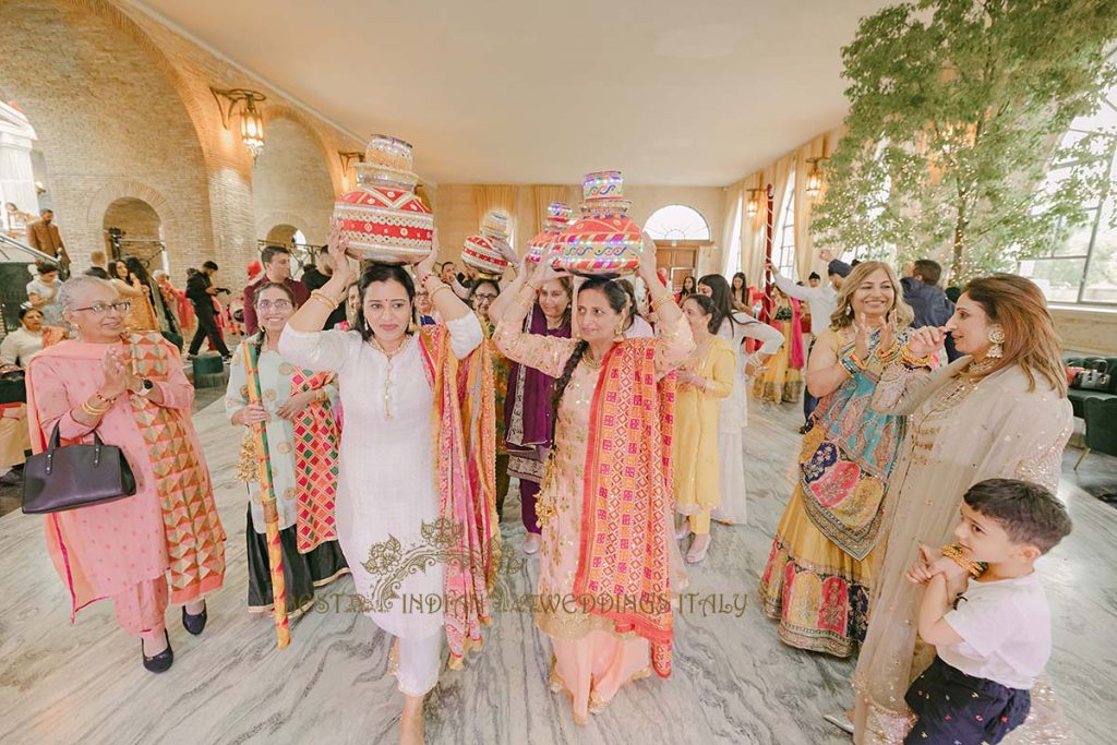 dancing with jaggo indian pre party italy 1024x683 - Exclusive Sikh Pre-Wedding Celebrations in Rome: A Luxurious Multi-Venue Experience