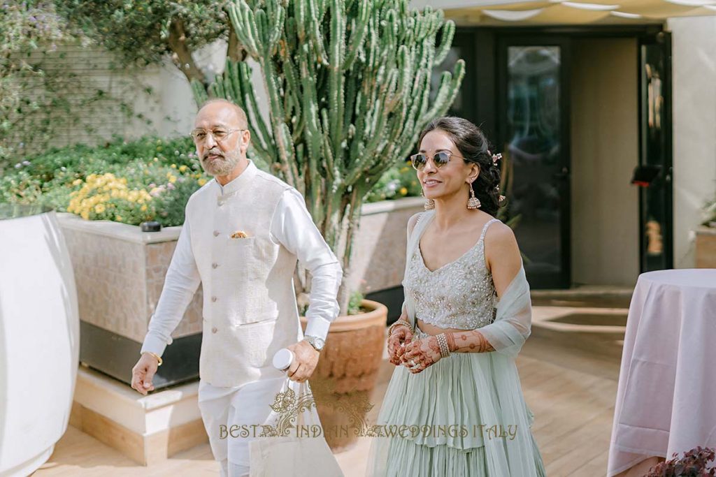 indian bride haldi italy 1024x683 - Exclusive Sikh Pre-Wedding Celebrations in Rome: A Luxurious Multi-Venue Experience