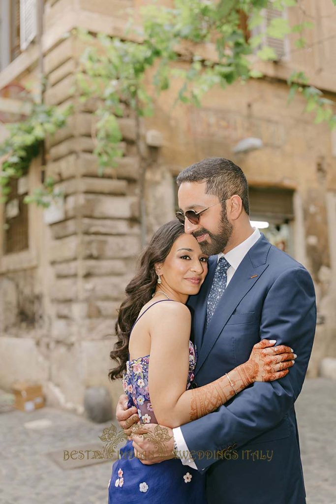 indian couple photoshoot rome 683x1024 - Exclusive Sikh Pre-Wedding Celebrations in Rome: A Luxurious Multi-Venue Experience