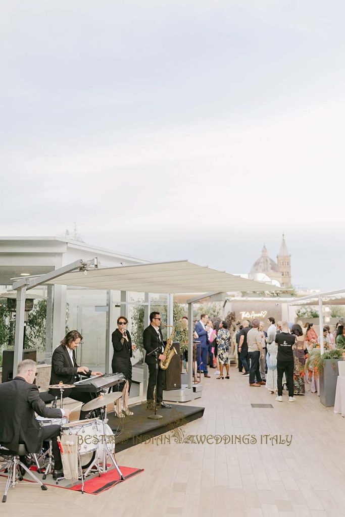 italian music welcome event rome 683x1024 - Exclusive Sikh Pre-Wedding Celebrations in Rome: A Luxurious Multi-Venue Experience