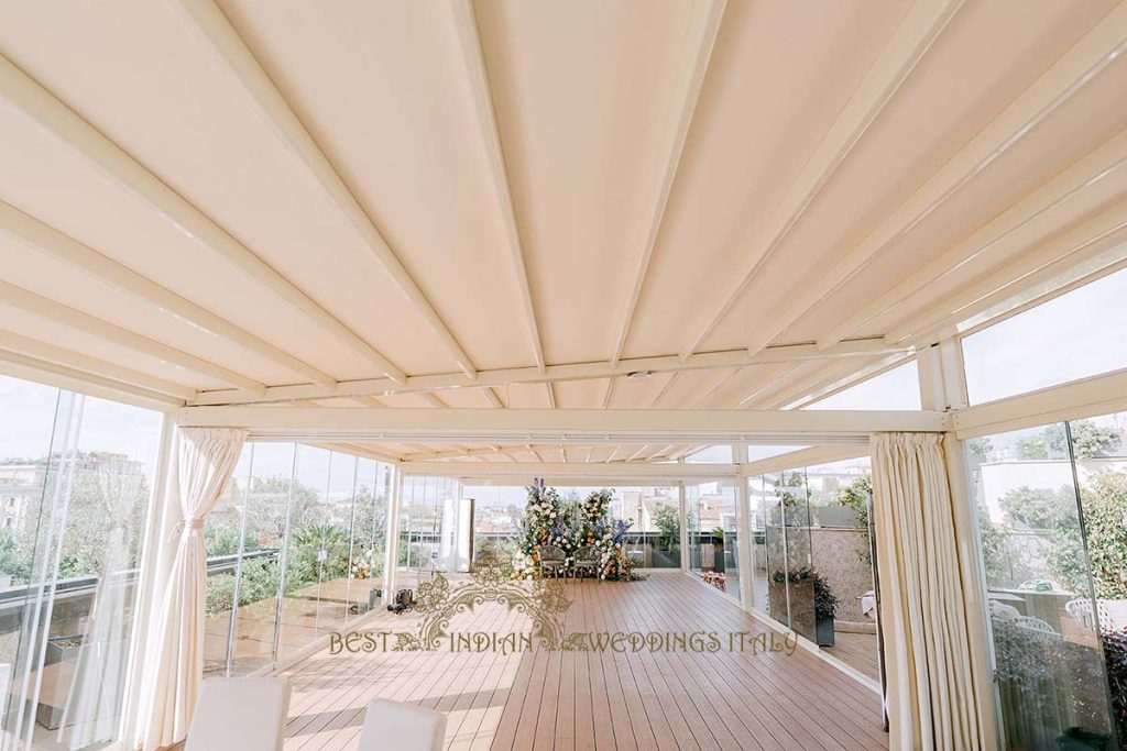 pre wedding indian event rooftop rome 1024x683 - Exclusive Sikh Pre-Wedding Celebrations in Rome: A Luxurious Multi-Venue Experience