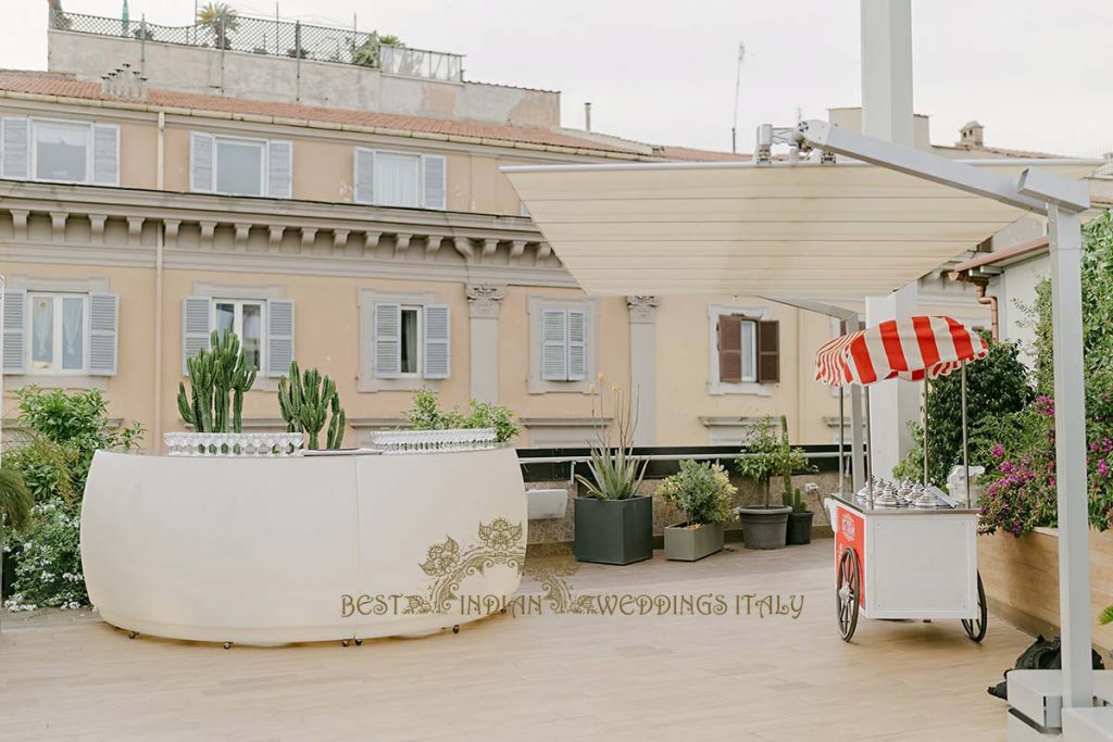 rooftop welcome party rome 1024x683 - Exclusive Sikh Pre-Wedding Celebrations in Rome: A Luxurious Multi-Venue Experience