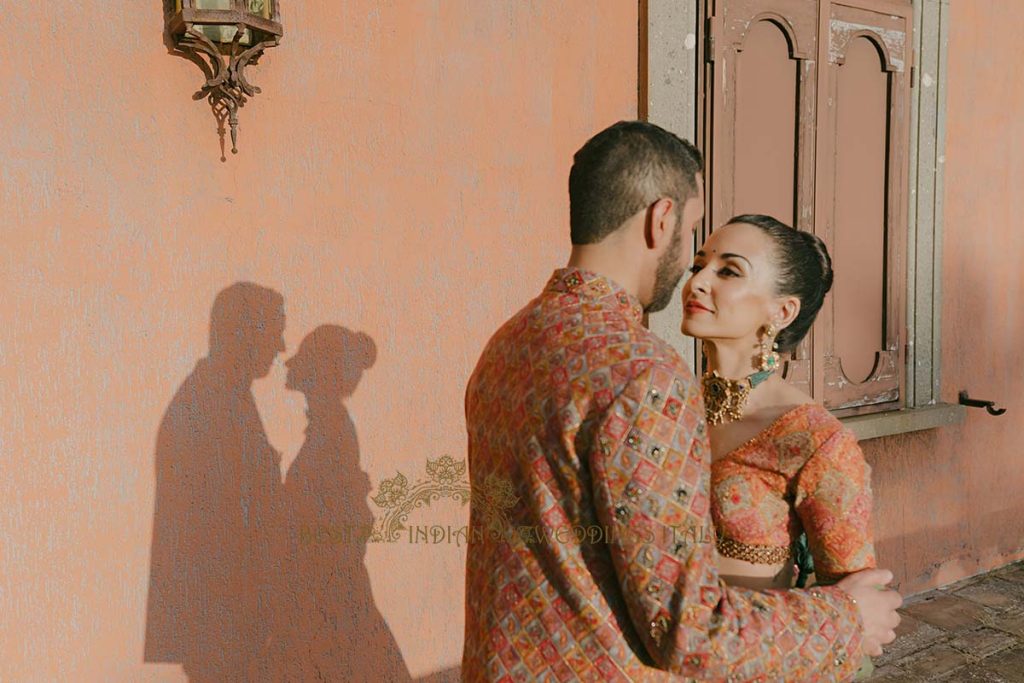 sikh indian couple italy jaggo outfits 1024x683 - Exclusive Sikh Pre-Wedding Celebrations in Rome: A Luxurious Multi-Venue Experience