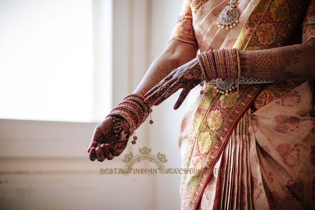bridal mehndi italy 1024x683 - A Cross-Cultural Fairytale in Sicily: A South-Indian Wedding Celebration Overlooking the Sea