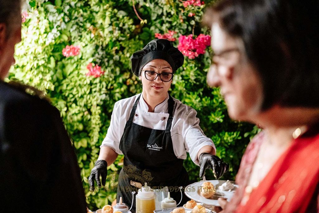 indian food wedding italy 1024x683 - A Cross-Cultural Fairytale in Sicily: A South-Indian Wedding Celebration Overlooking the Sea