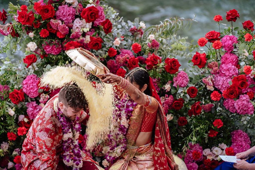 telugu indian wedding italy 1024x683 - A Cross-Cultural Fairytale in Sicily: A South-Indian Wedding Celebration Overlooking the Sea