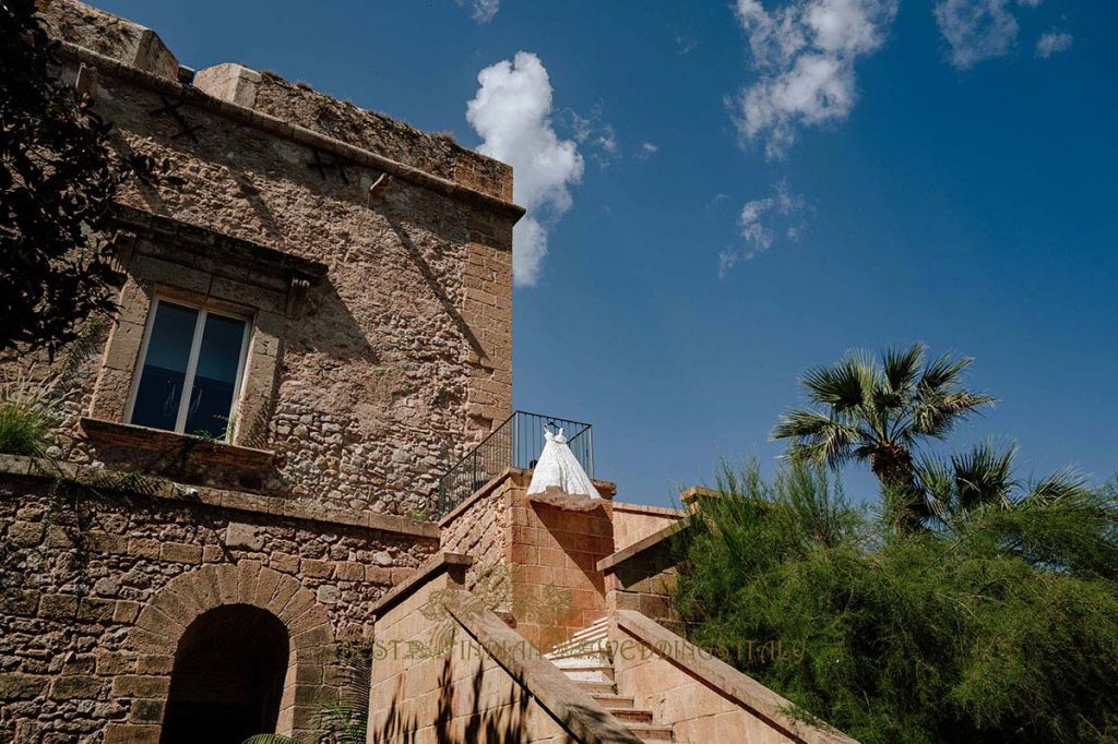 white bridal lehenga italy 1024x682 - A Cross-Cultural Fairytale in Sicily: A South-Indian Wedding Celebration Overlooking the Sea