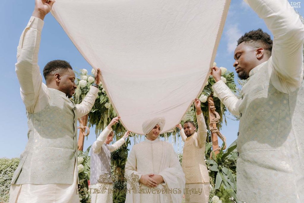 bengali wedding rituals 1024x683 - Enchanting Indian Wedding in Puglia with A Unique Mandap Design