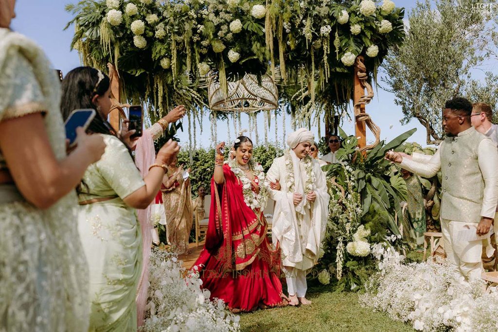 extravagant indian wedding mandap 1024x683 - Enchanting Indian Wedding in Puglia with A Unique Mandap Design