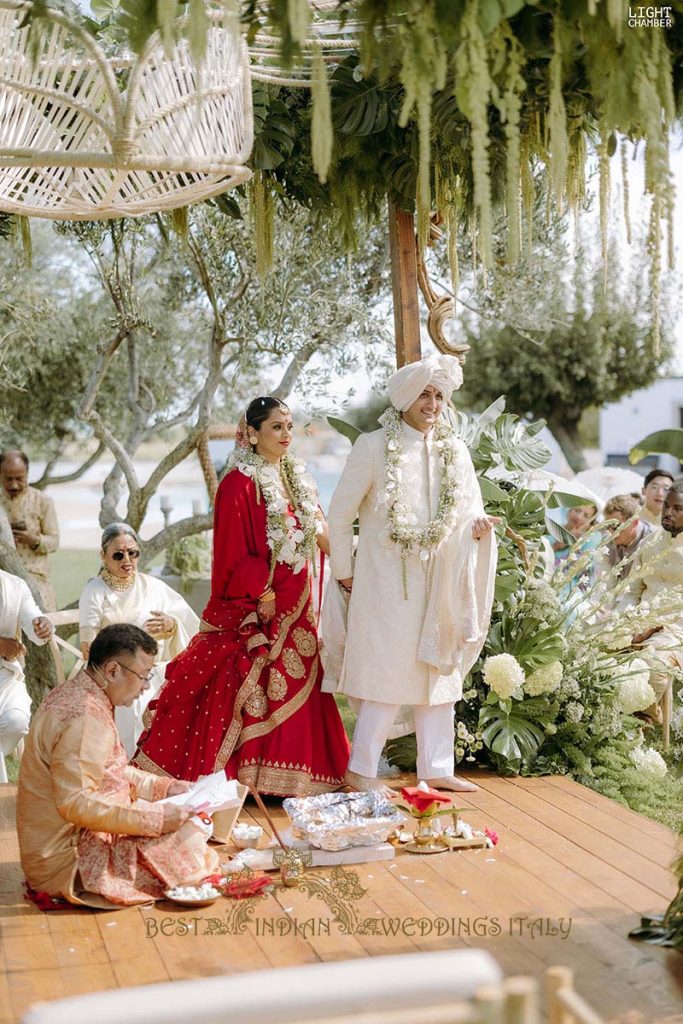 high level indian wedding italy 683x1024 - Enchanting Indian Wedding in Puglia with A Unique Mandap Design