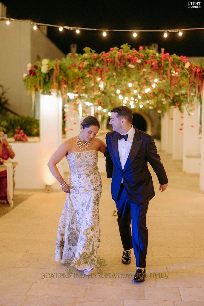 indian couple wedding puglia 683x1024 - Enchanting Indian Wedding in Puglia with A Unique Mandap Design