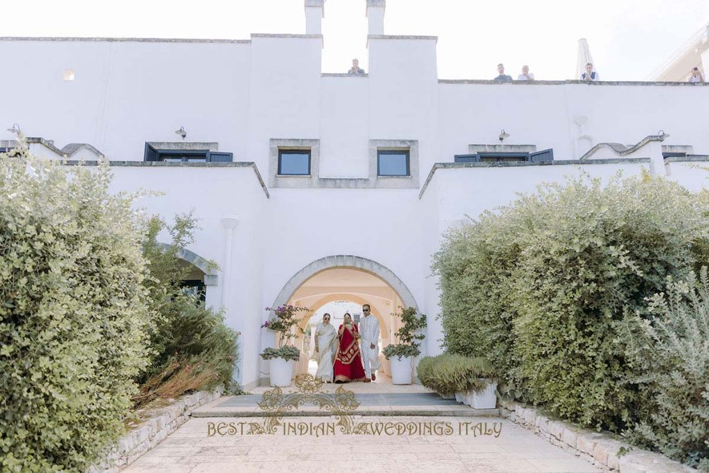 indian wedding masseria puglia 1024x683 - Enchanting Indian Wedding in Puglia with A Unique Mandap Design