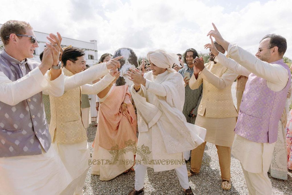 indian wedding puglia italy 1024x683 - Enchanting Indian Wedding in Puglia with A Unique Mandap Design