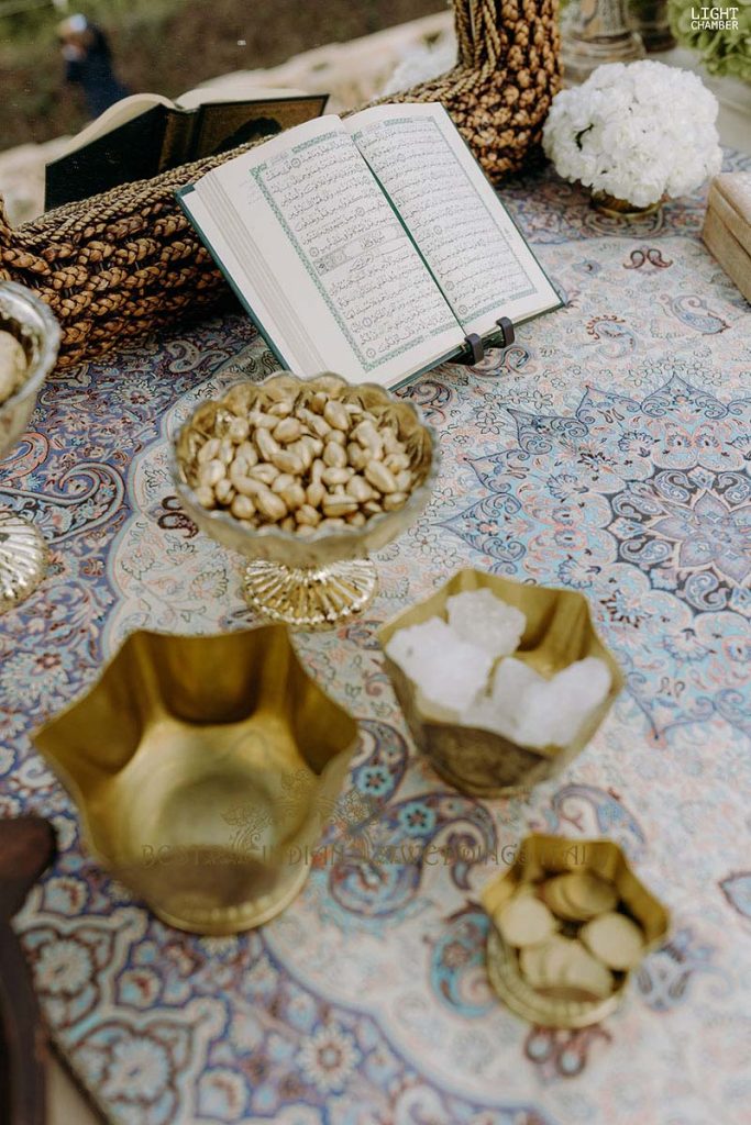 persian wedding ceremony items 683x1024 - Enchanting Indian Wedding in Puglia with A Unique Mandap Design