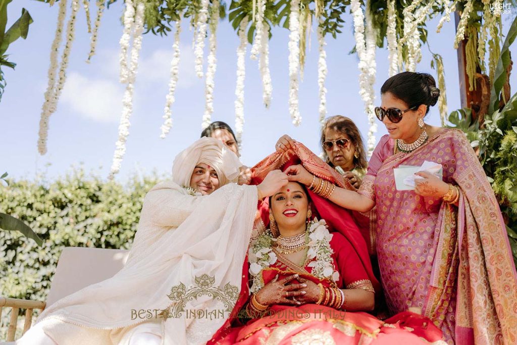 sindor hindu wedding 1024x683 - Enchanting Indian Wedding in Puglia with A Unique Mandap Design