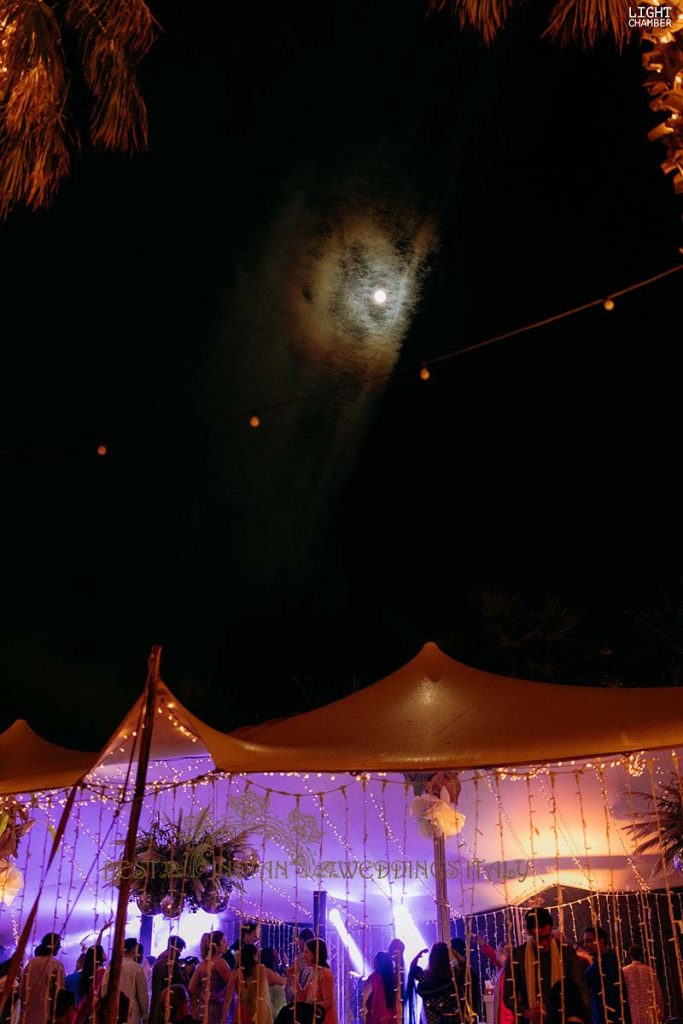 night club sangeet italy 683x1024 - Radiant Indian-Persian Wedding in Puglia: Iconic Venues and Cultural Fusion