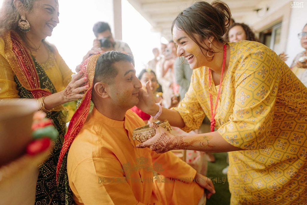 pithi ceremony puglia 1024x683 - Radiant Indian-Persian Wedding in Puglia: Iconic Venues and Cultural Fusion