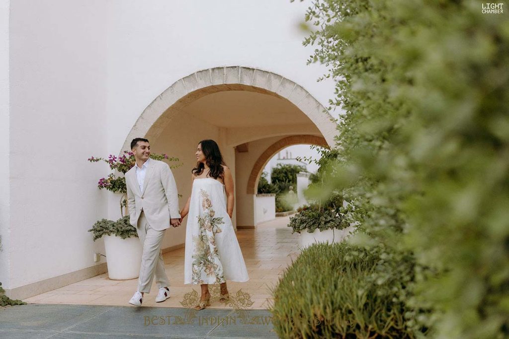 pre wedding photoshoot indian couple puglia 1024x683 - Radiant Indian-Persian Wedding in Puglia: Iconic Venues and Cultural Fusion