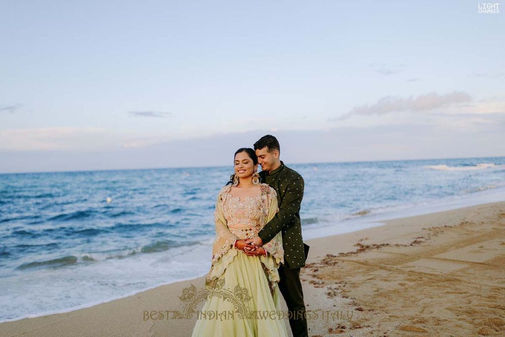 seaside wedding photoshoot puglia 1024x683 - Radiant Indian-Persian Wedding in Puglia: Iconic Venues and Cultural Fusion