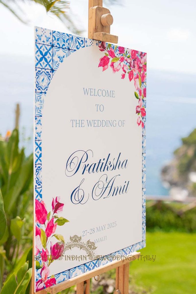 amalfi coast themed wedding 683x1024 - Intimate Micro Wedding on the Amalfi Coast: Pratiksha &amp; Amit's Fairy Tale