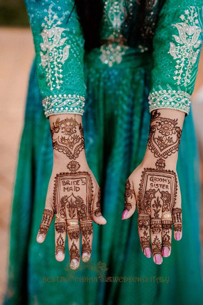 henna detail 683x1024 - Intimate Micro Wedding on the Amalfi Coast: Pratiksha &amp; Amit's Fairy Tale